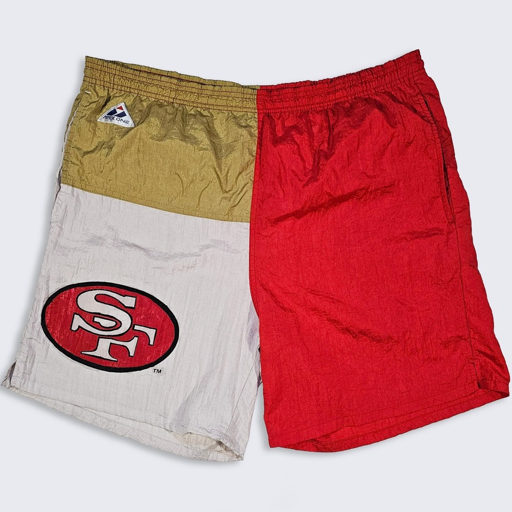 San Francisco 49ers Vintage 90s Apex One Nylon Shorts